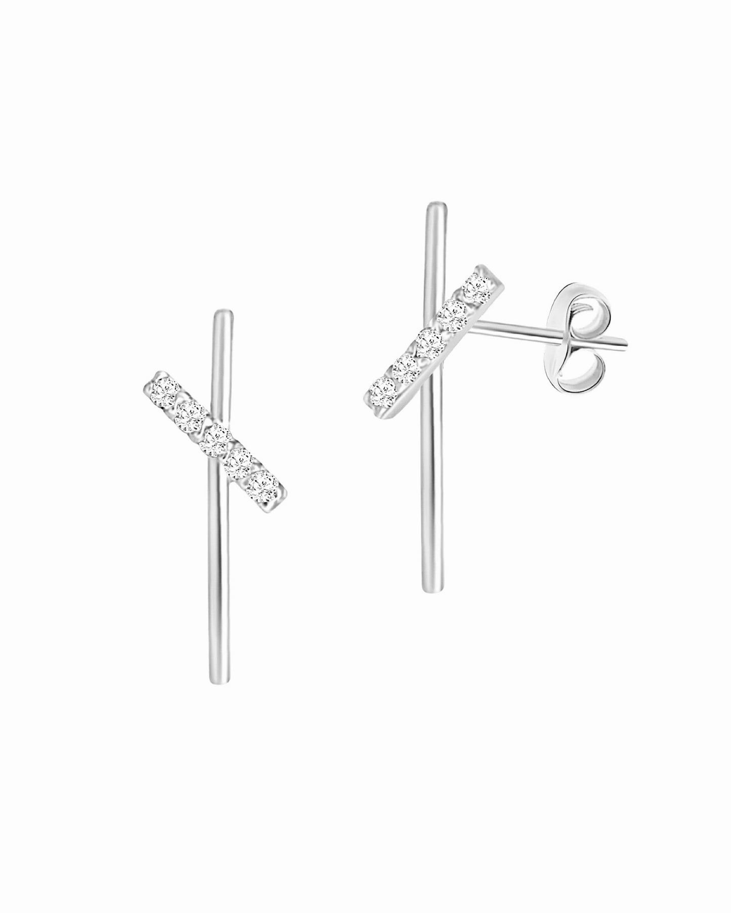 14K Rowan Diamond Stud