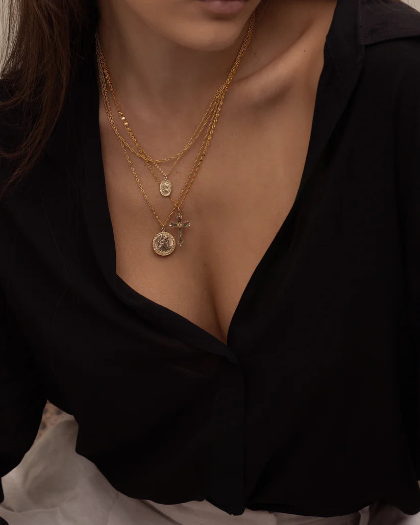 Large Saint Christopher Necklace