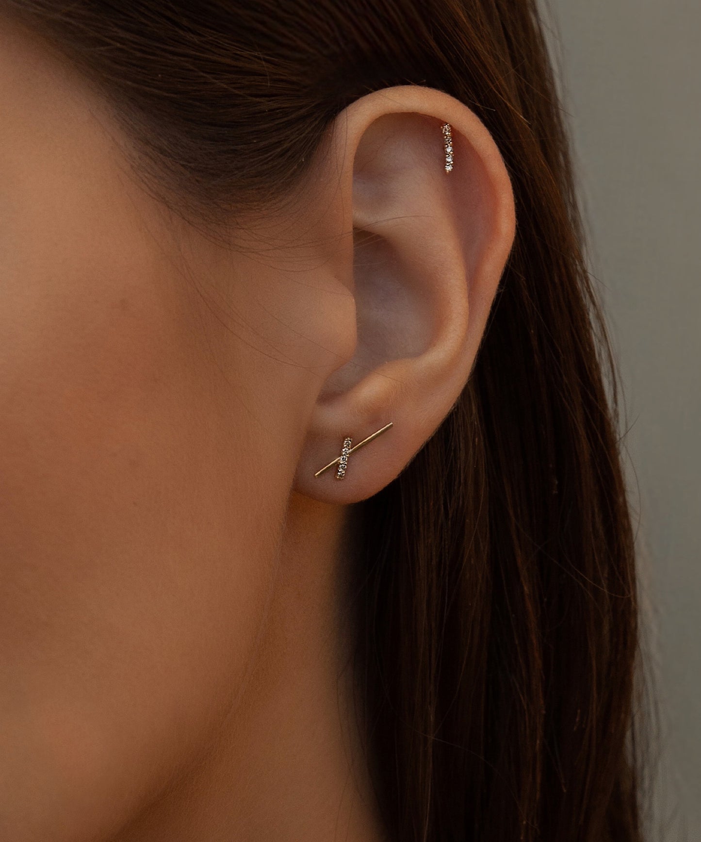 14K Rowan Diamond Stud