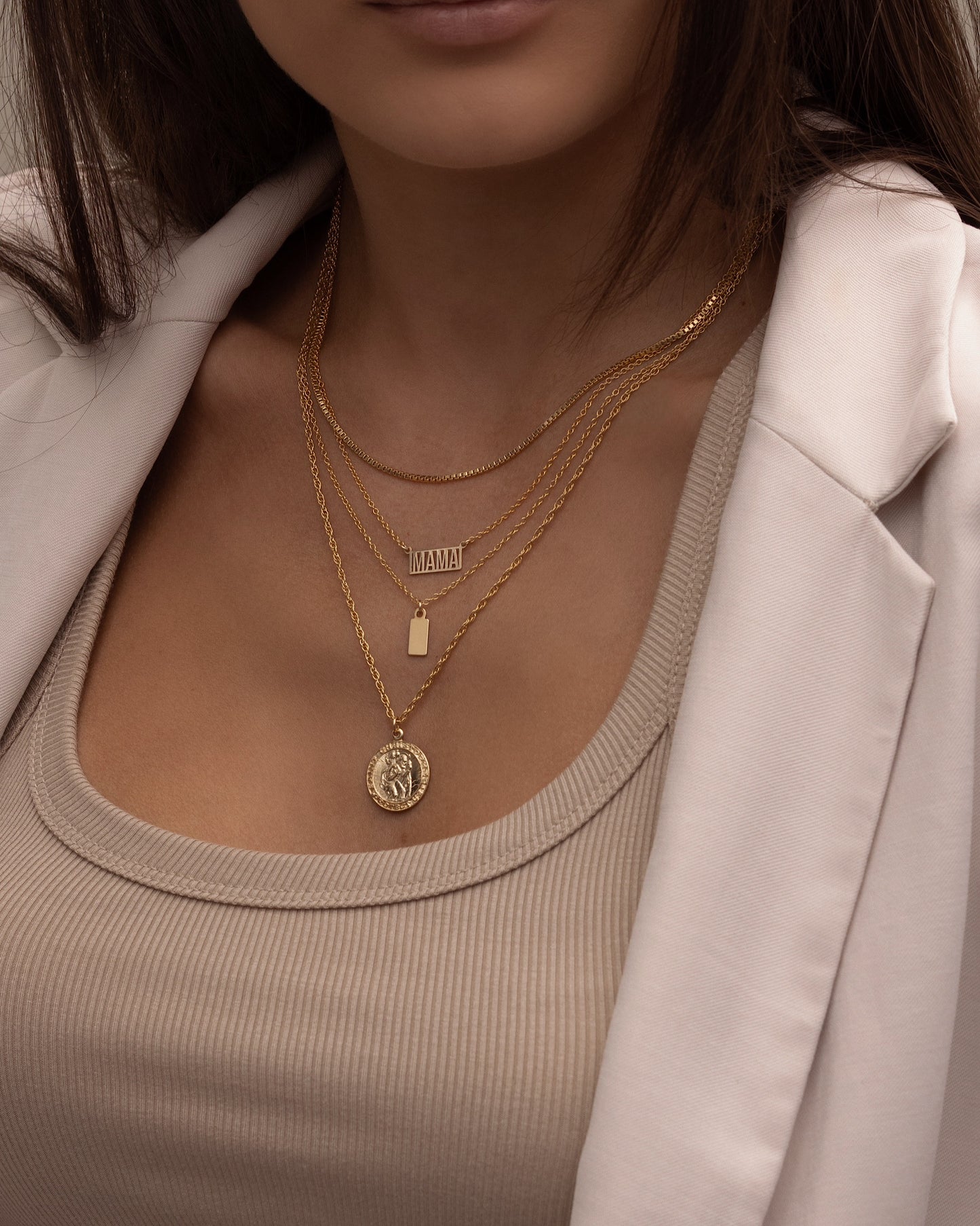 Large Saint Christopher Necklace
