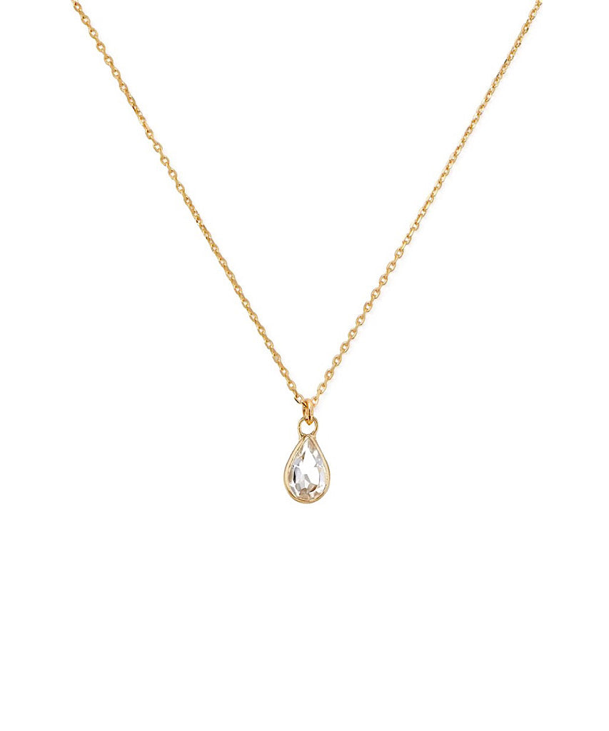 Tiny 14K Gemma Necklace