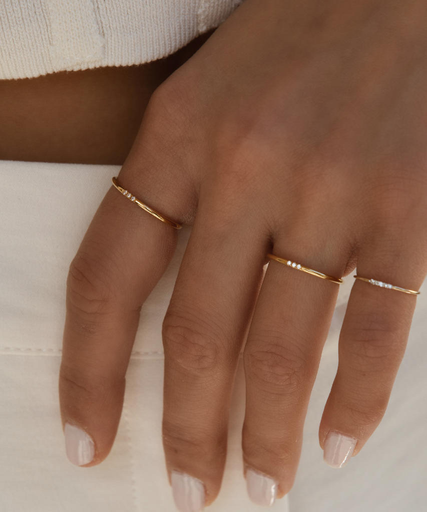 Trio Pavé Ring