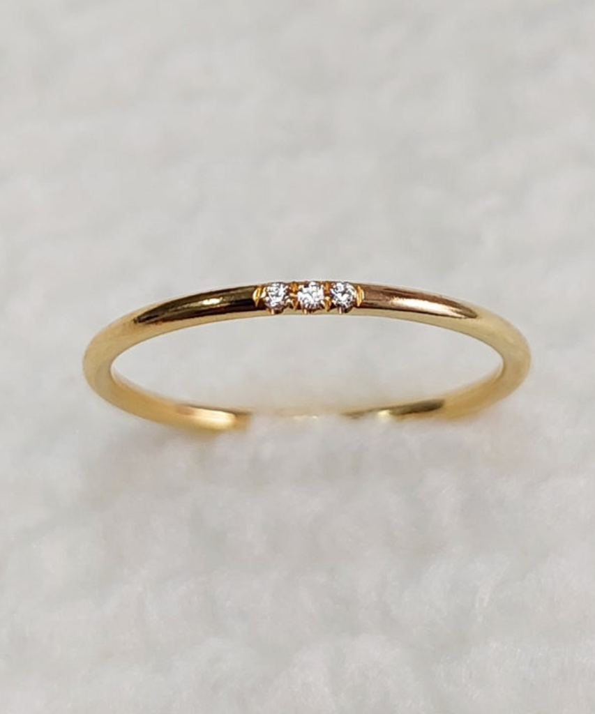 Trio Pavé Ring