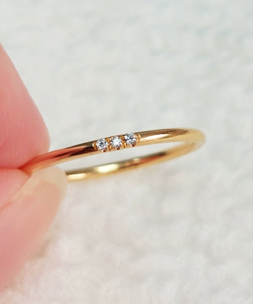 Trio Pavé Ring