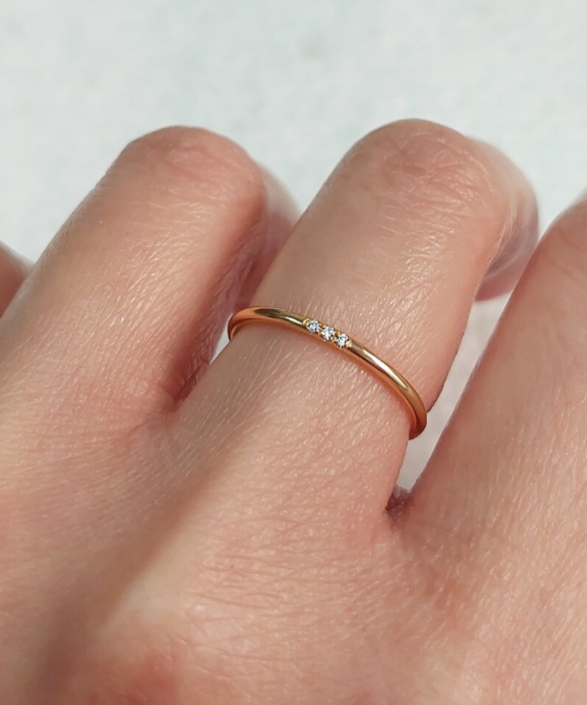 Trio Pavé Ring