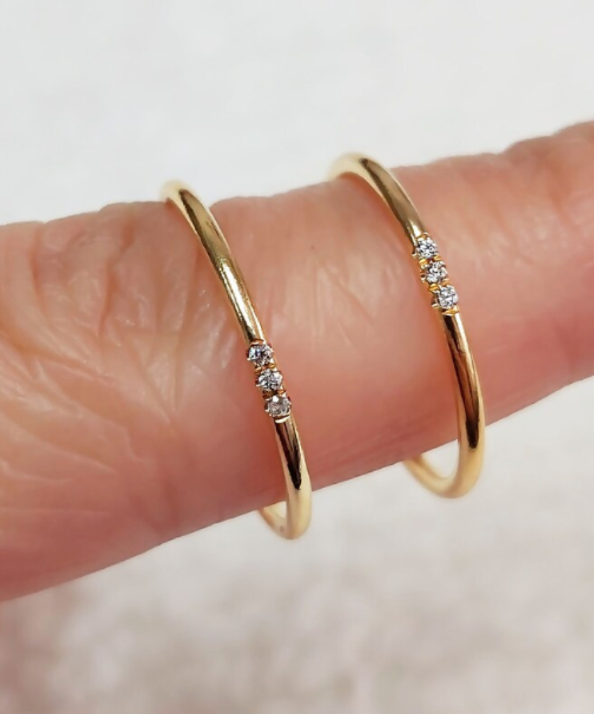 Trio Pavé Ring