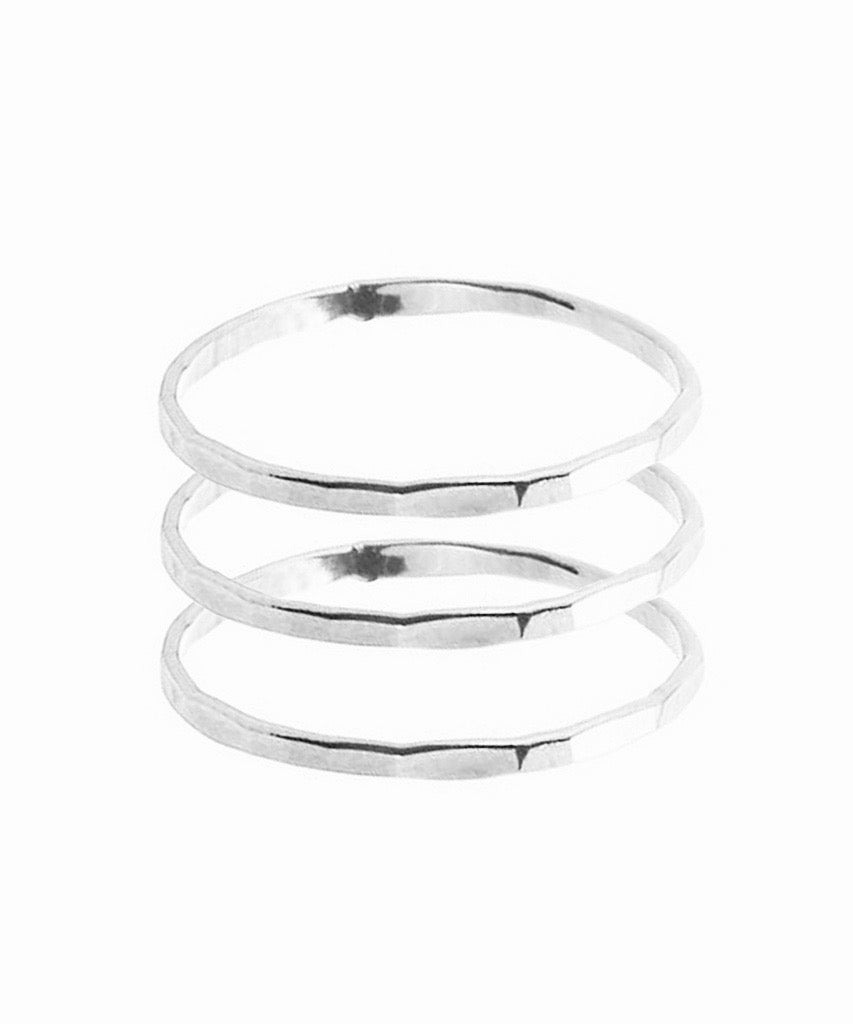 Triple Stack Hammered Bands