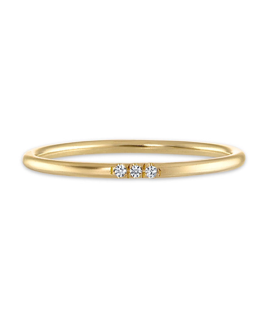 Trio Pavé Ring