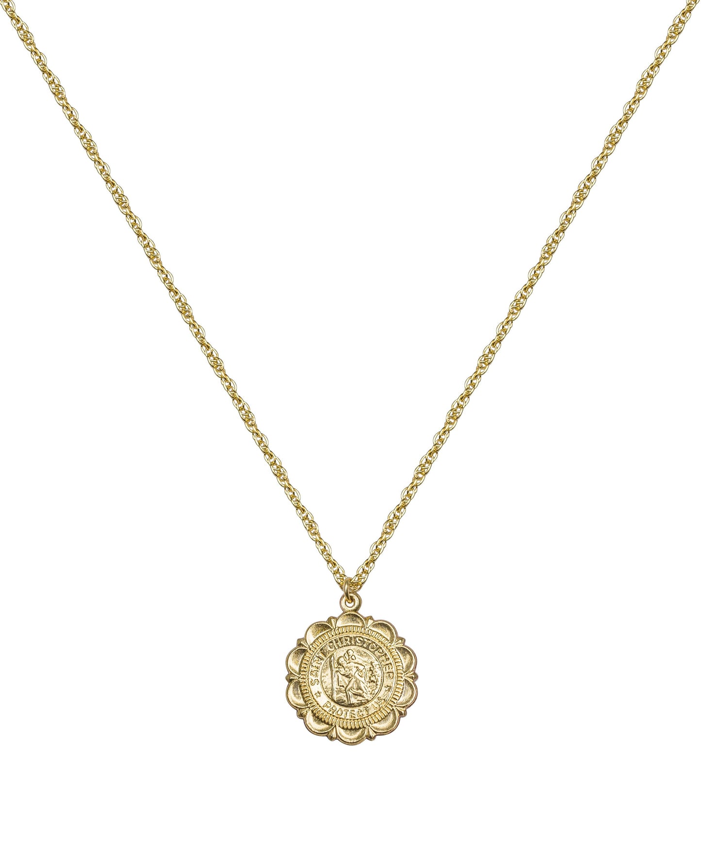 Large Saint Christopher Necklace