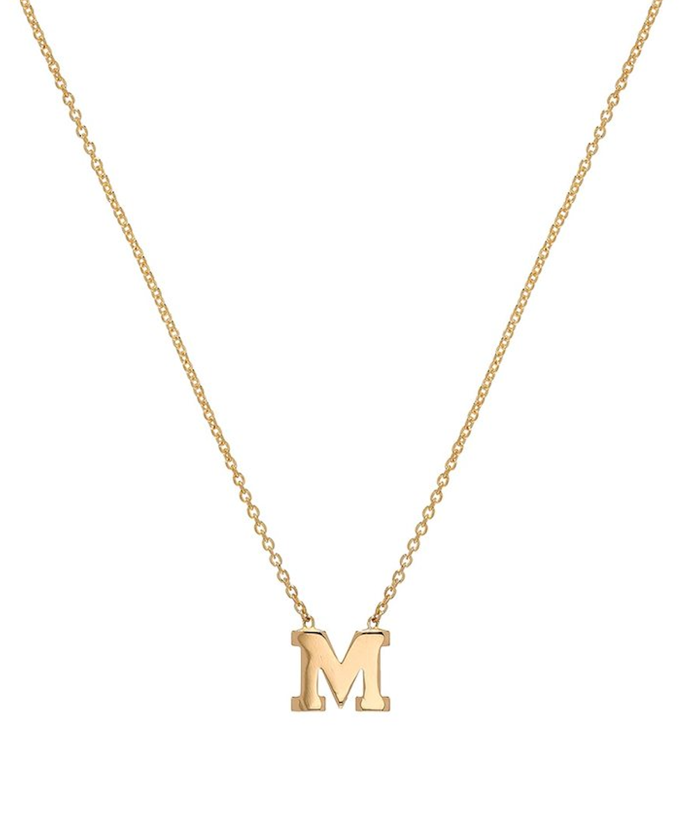 Real gold necklace initial deals