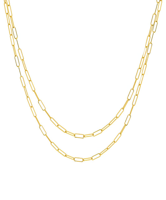 Elle Double Layer Short Necklace