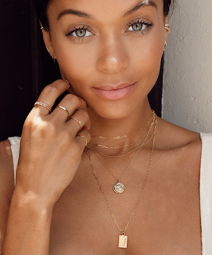 Elle Double Layer Short Necklace