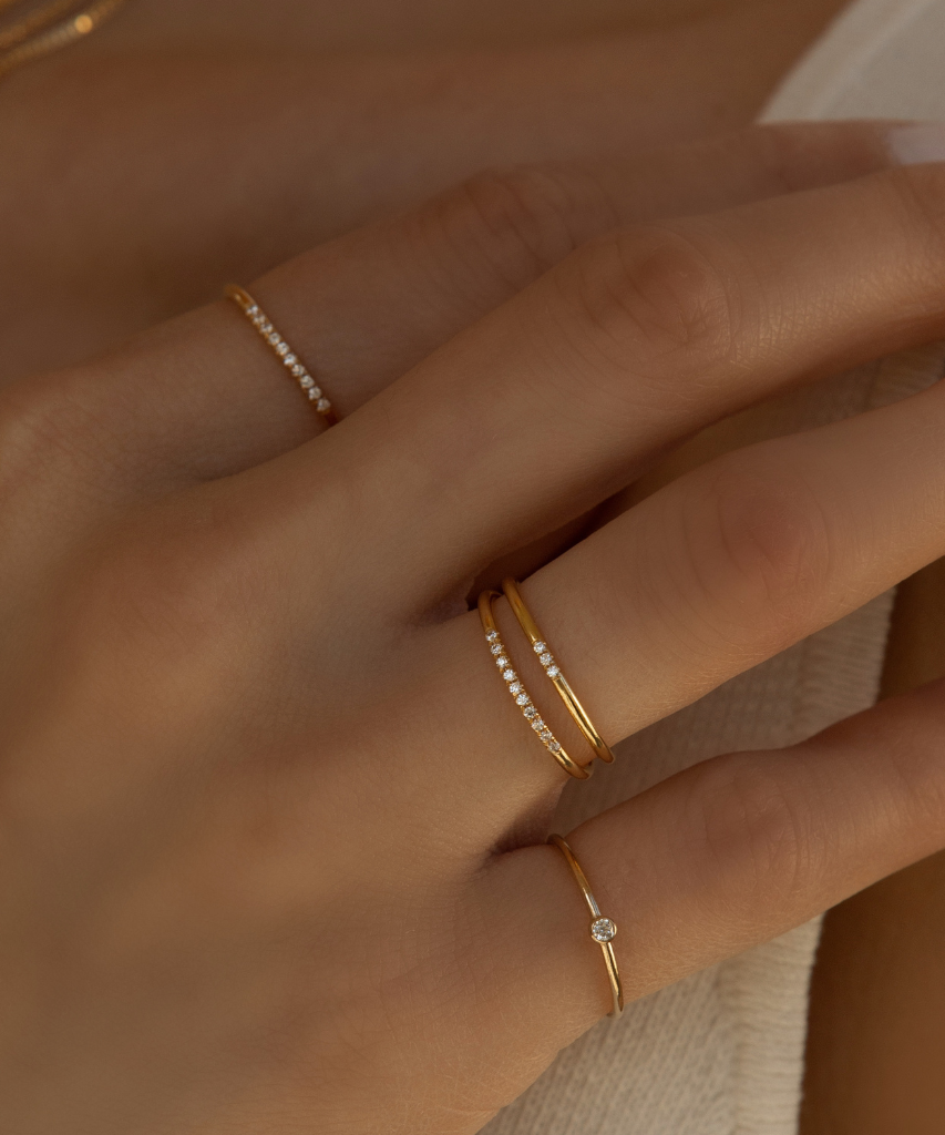 Trio Pavé Ring