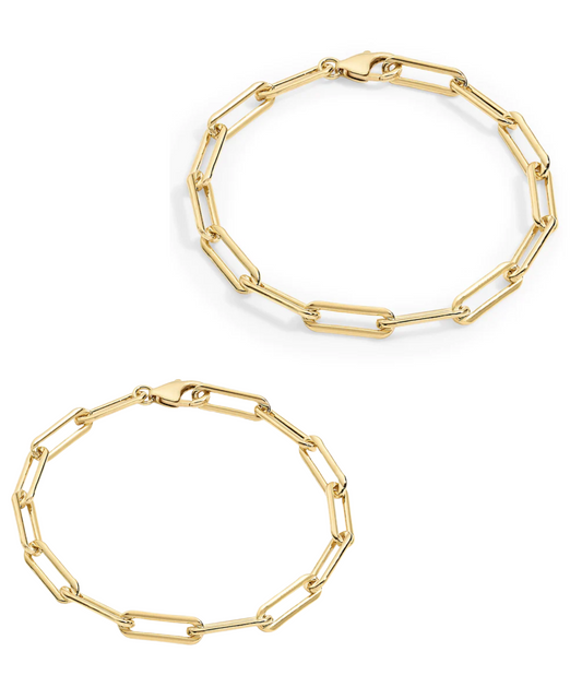 His & Hers Bracelet Chain Set