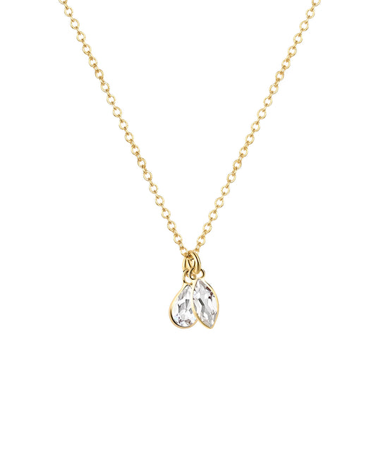 Tiny 14K Gemma Necklace