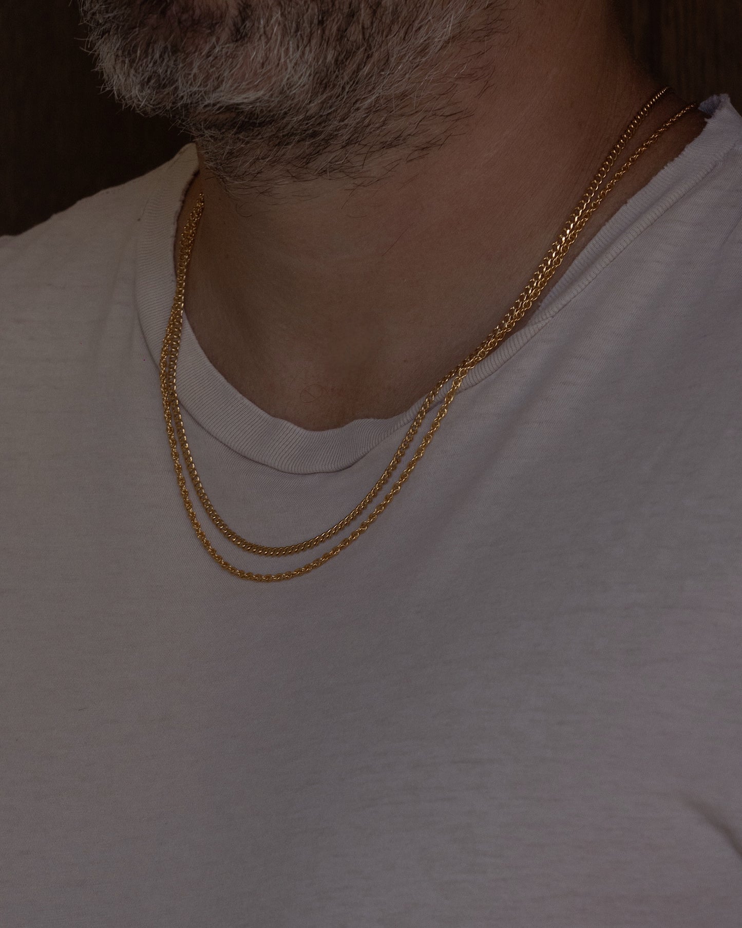 Slate Gold Chain