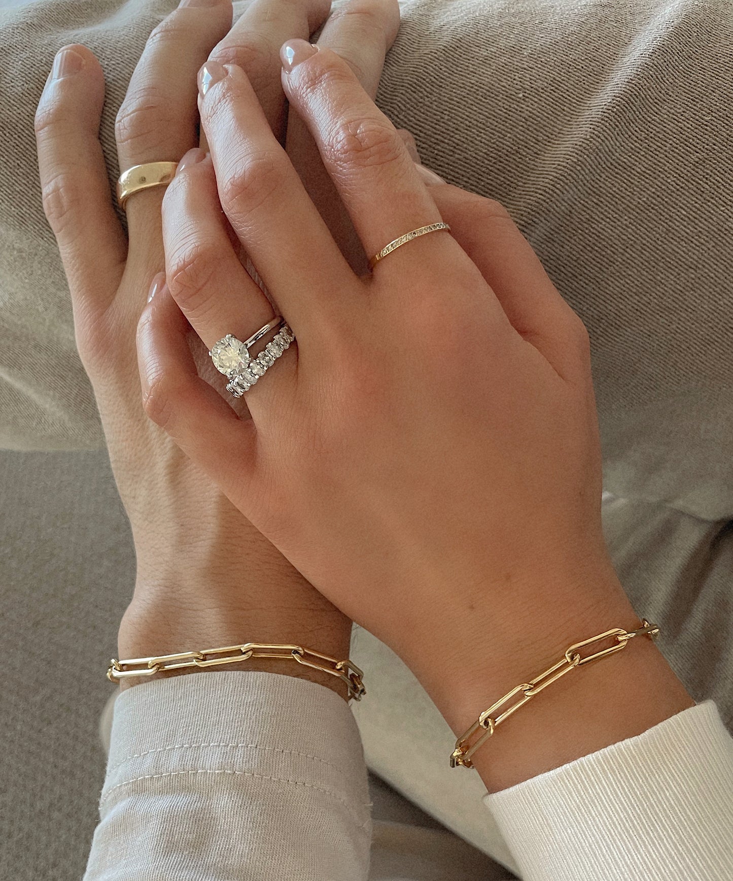 His & Hers Bracelet Chain Set