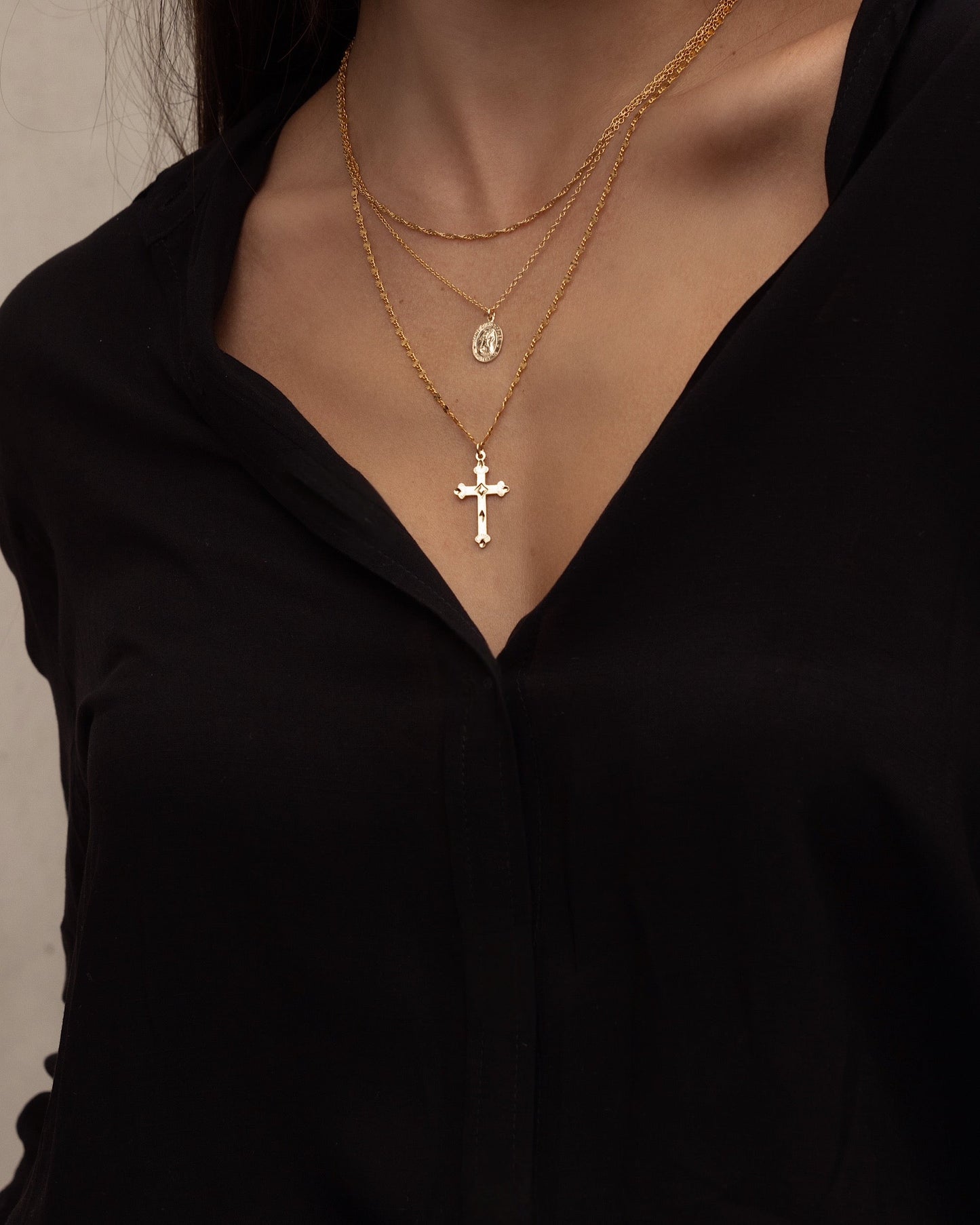 Small Saint Christopher Necklace