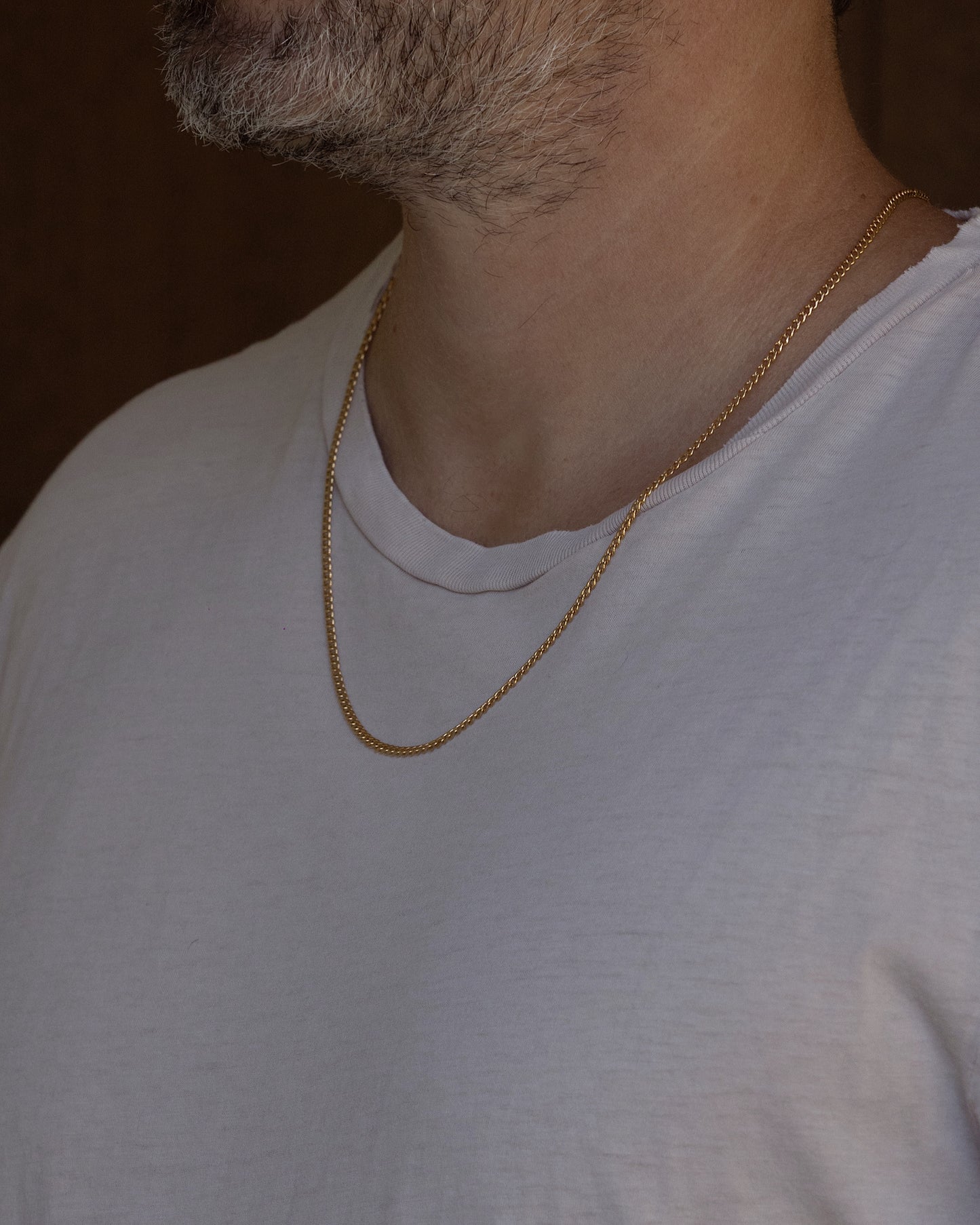Slate Gold Chain