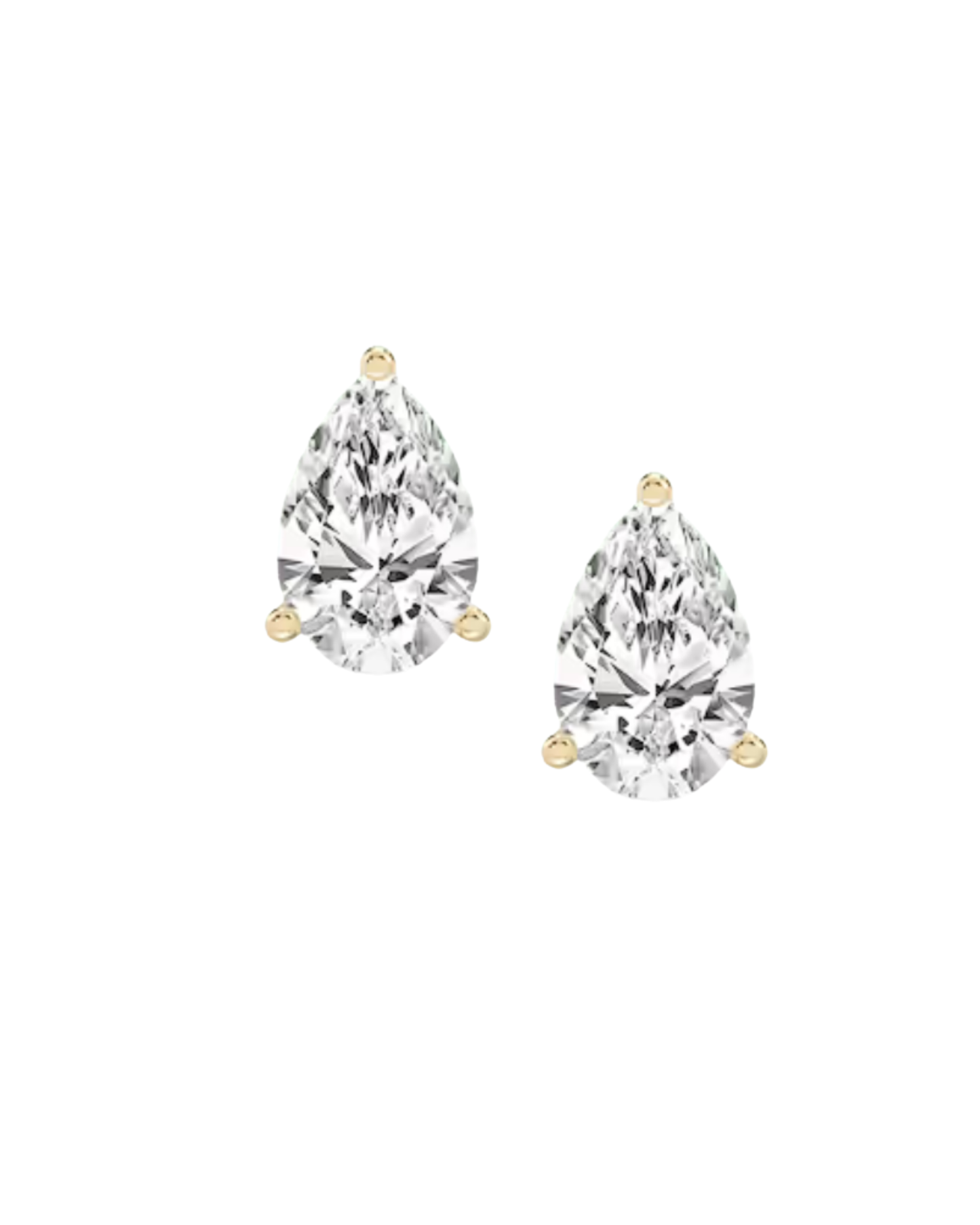 Solid 14K Gold Leona Stud Earrings