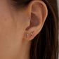 14K Diamond Line Stud