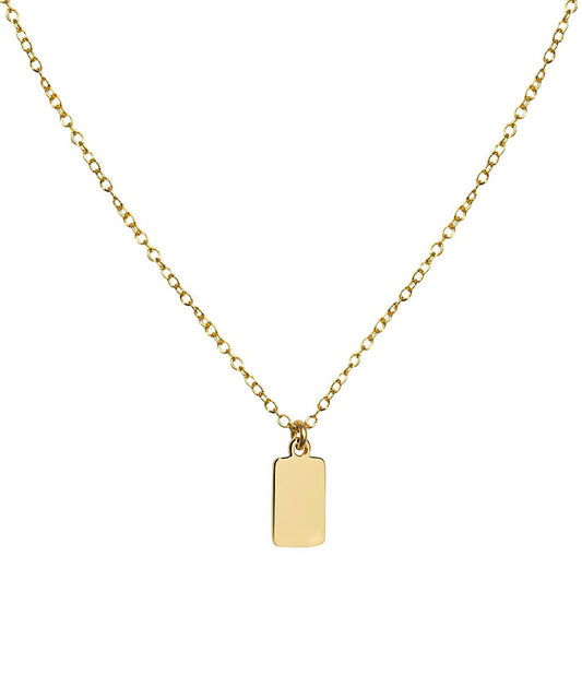 Georgy Tag Necklace