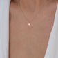 Tiny 14K Gemma Necklace