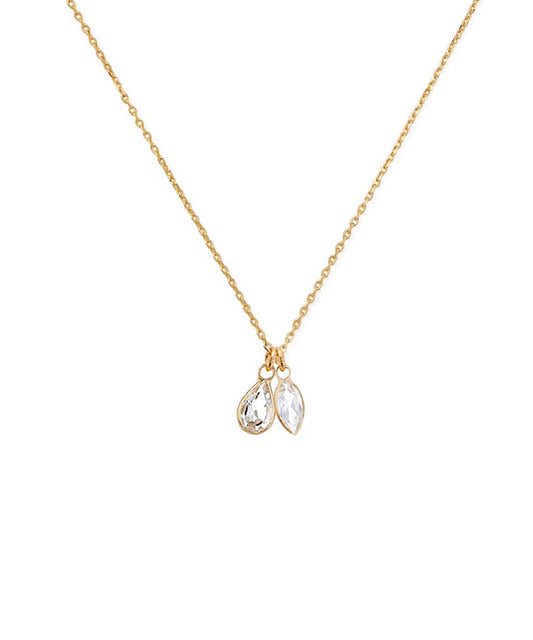 Tiny 14K Gemma Necklace