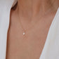 Tiny 14K Gemma Necklace
