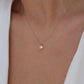 Tiny 14K Gemma Necklace