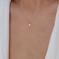 Tiny 14K Gemma Necklace