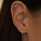 MINI 14K Diamond Huggies
