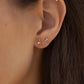 14K Double Diamond Stud