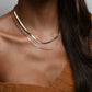 Teeny Tiny Herringbone Chain