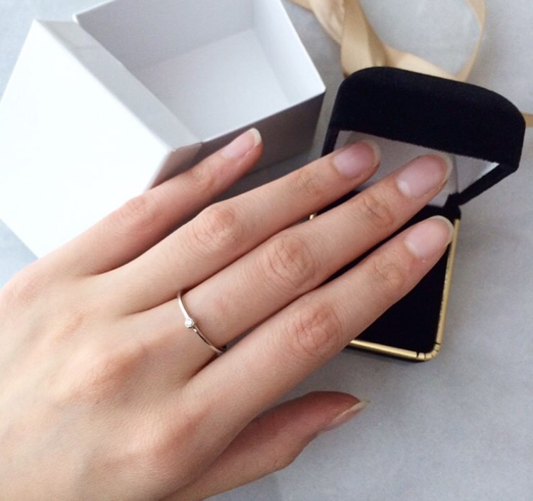 Infant sales diamond ring