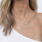 Solid 14K Gold Crescent Necklace
