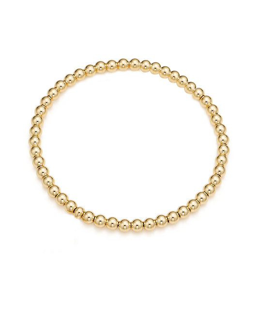 14K Gold Filled Beaded Bracelet