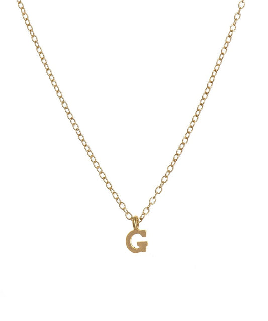 Teeny Tiny Initial Necklace