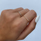 14K Square Ring