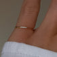 14K Gold & Diamond Tiny Pinky Ring