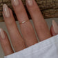14K Gold & Diamond Tiny Pinky Ring