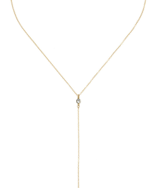 14K Gold Filled Swarovski Crystal Lariat