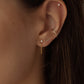 14K Tiny Bar Studs