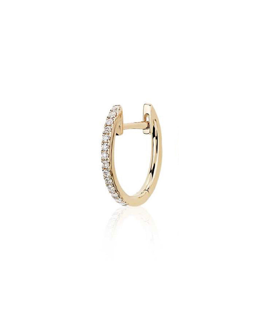 MINI 14K Diamond Huggies