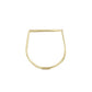 14K Square Ring