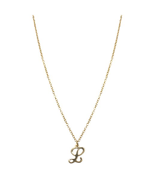 Script Initial Necklace