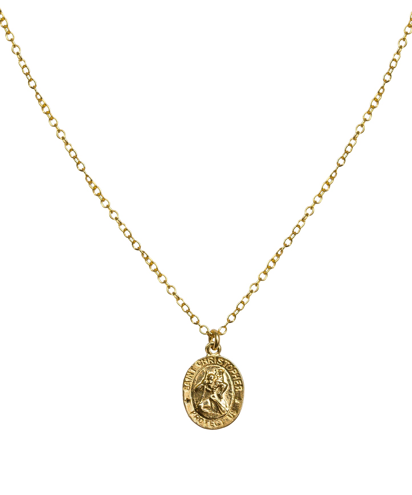 Small Saint Christopher Necklace