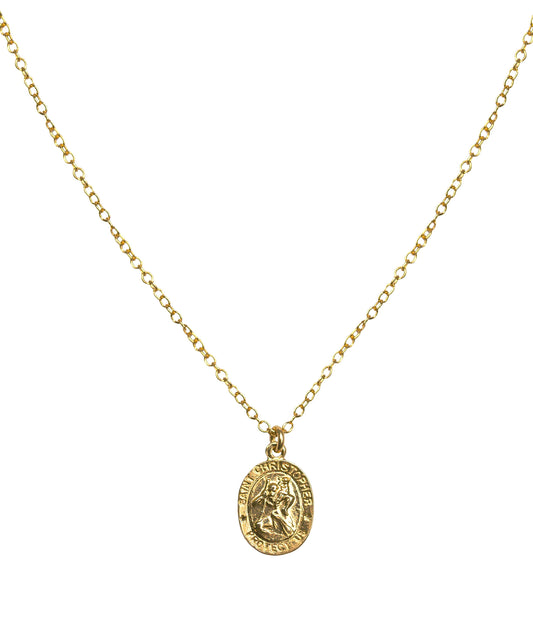 Small Saint Christopher Necklace