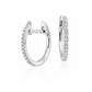 MINI 14K Diamond Huggies