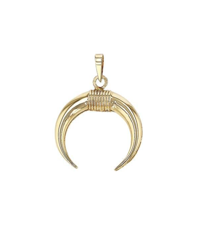 14K Crescent Necklace